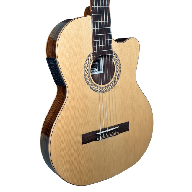 Juan Salvador 1T Hybrid Thinline Classical Guitar - Natural  (Second Hand)