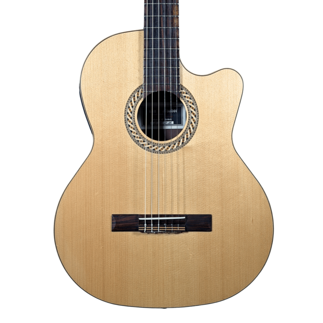 Juan Salvador 1T Hybrid Thinline Classical Guitar - Natural  (Second Hand)