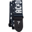 AC/DC Logo Poly Guitar Strap, Black