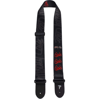 Motley Crue Girls, Girls, Girls Poly Guitar Strap, Black