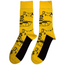 The Beatles Sub Outline Repeat Unisex Ankle Socks, Yellow (UK Size 7 - 11)