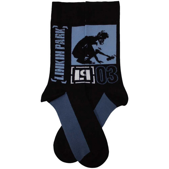 Linkin Park Crouching Unisex Ankle Socks, Black (UK Size 7 - 11)