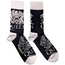 Queen "White Crests" Unisex Ankle Socks, Navy Blue (UK Size 7 - 11)