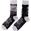 Queen "White Crests" Unisex Ankle Socks, Navy Blue (UK Size 7 - 11)