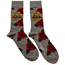 Guns N' Roses "Bullet Roses" Unisex Ankle Socks, Grey (UK Size 7 - 11)