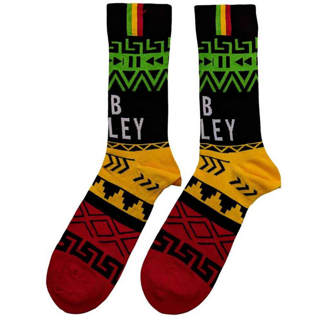 Bob Marley "Press Play" Unisex Ankle Socks, Black (UK Size 7 - 11)