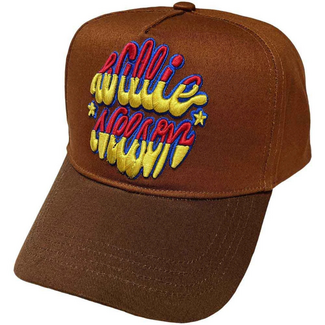 Rock Off Willie Nelson "Emblem" Unisex Baseball Cap, Brown