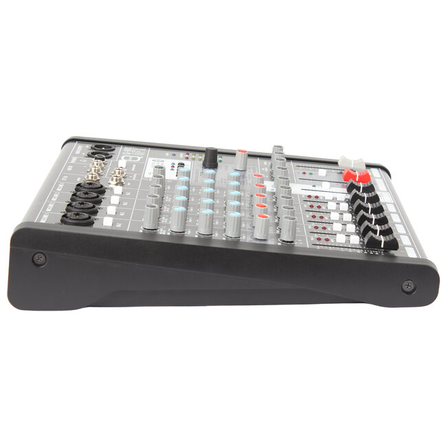 Q-MIX 6FX 6 Channel Mixer with FX and USB