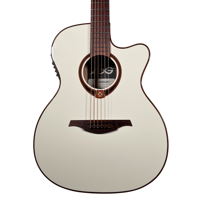 Lag Tramontane T118ASCE Slim Auditorium 2020s - Ivory (Second Hand)