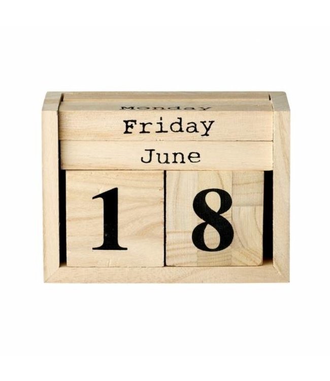 Kalender - Holz - My Dutch Living Room