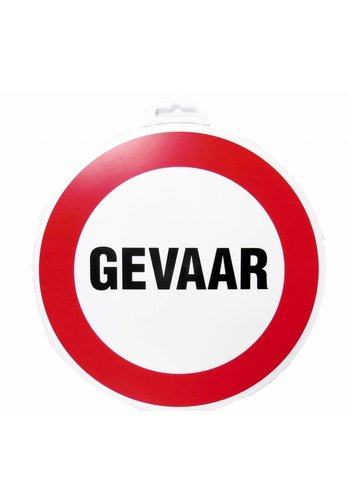 Pictogram 'Gevaar' Ø 300 mm 