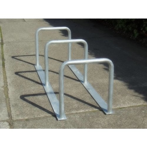 Fietsenrek met 3 beugels 2000 x 600 x 650 mm 