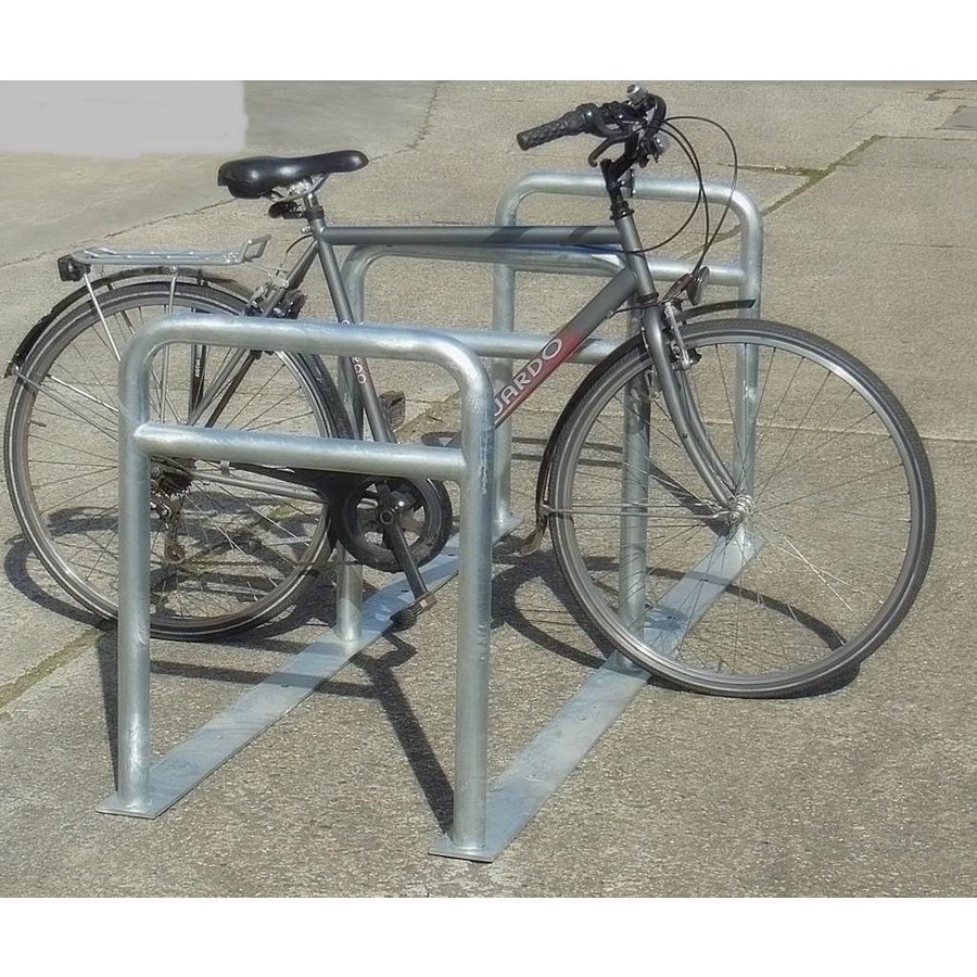 Range à vélos avec 3 arceaux 2000 x 600 x 800 mm + tube tranversal-5