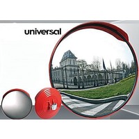 thumb-Rond miroir de circulation 'UNIVERSAL' Ø400 mm avec cadre rouge-4