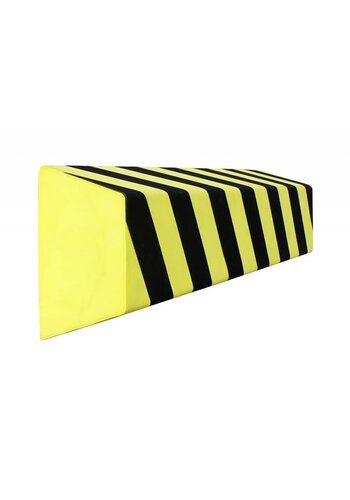 Butoir mousse - 1000 x 150 x 80 mm - jaune/noir 