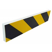thumb-Butoir mousse protection chocs - 1000 x 150 x 80 mm - jaune/noir-4