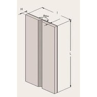 thumb-Mousse de protection pour coins - 750 x 150 x 150 x 25 mm - jaune/noir-9