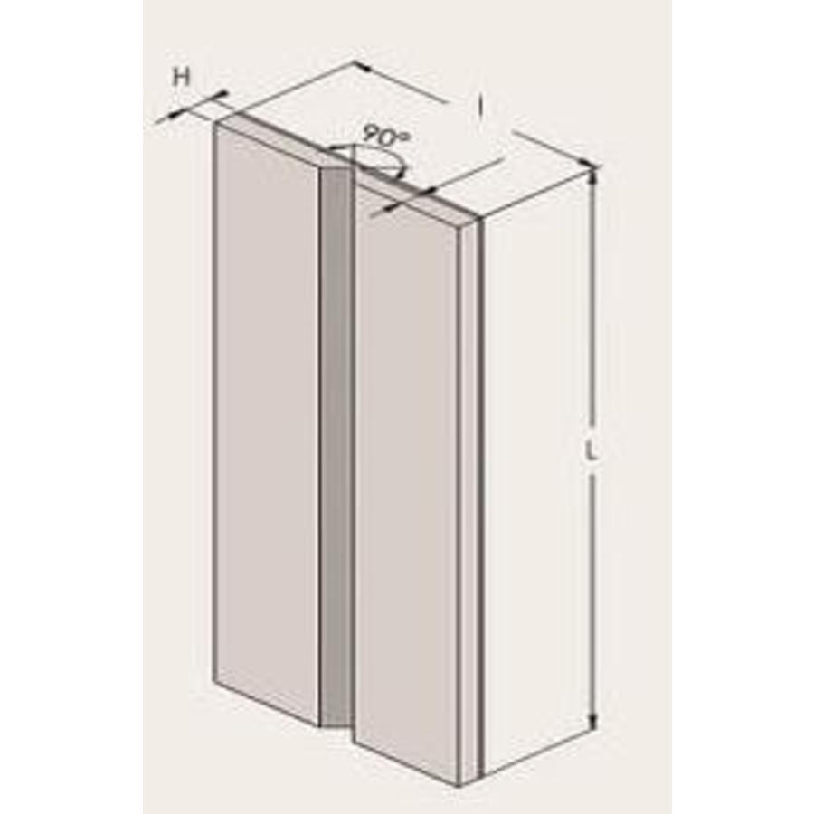 Mousse de protection pour coins - 750 x 150 x 150 x 25 mm - jaune/noir-9