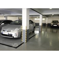 thumb-Rubberen stootrand voor hoekbescherming in garages. parkings ...-3