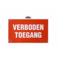 thumb-Pictogram 'Verboden Toegang' - 330 x 200 mm-1