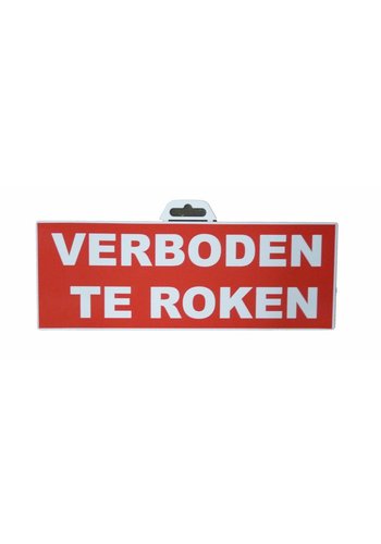 Pictogram 'Verboden te Roken' 330 x 120 mm 