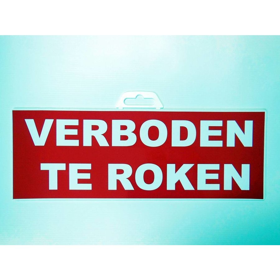 Pictogram 'Verboden te Roken' 330 x 120 mm-2