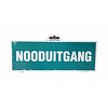 Pictogram 'Nooduitgang' 330 x 120 mm