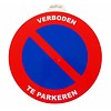 Pictogram 'Verboden te Parkeren' Ø 300 mm