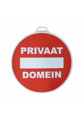 Panneau 'Domain privé' Ø 300 mm 