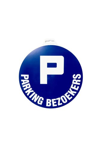 Pictogram 'Parking Bezoekers' Ø 300 mm 