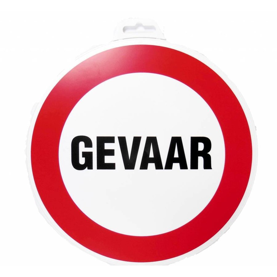 Pictogram 'Gevaar' Ø 300 mm-2