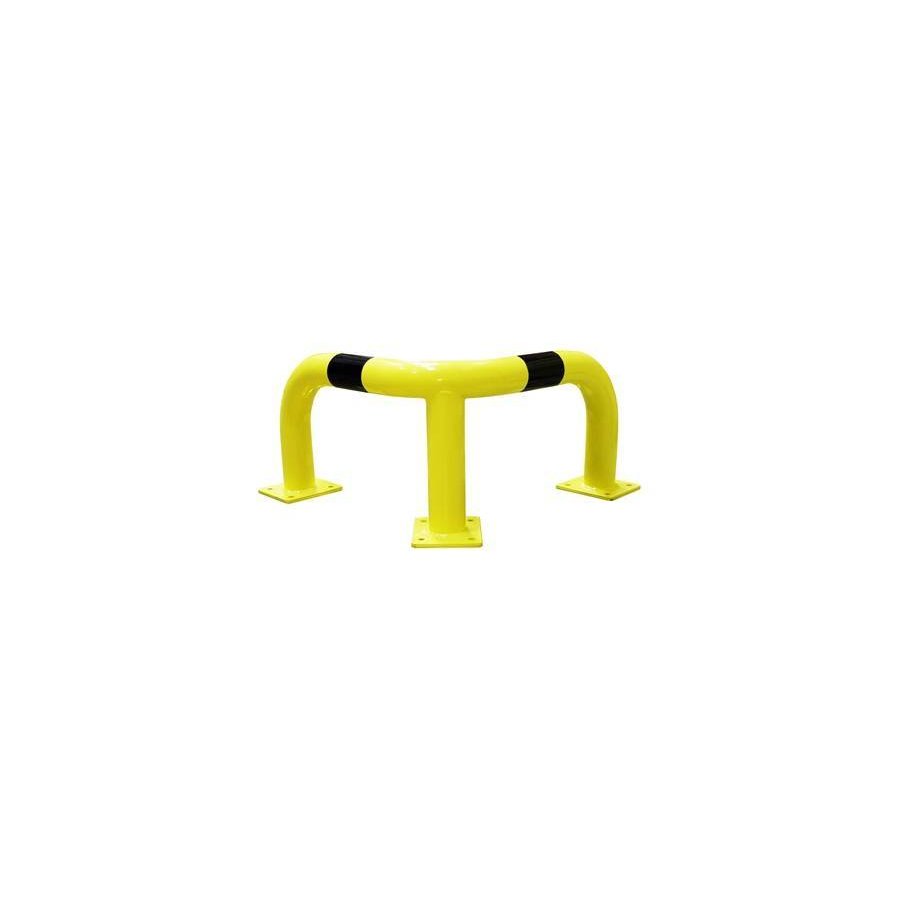 Arceau de protection d'angle - 600 x 600 x 1200 - Jaune/noir-4