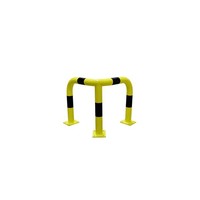 thumb-Arceau de protection d'angle - 600 x 600 x 1200 - Jaune/noir-3