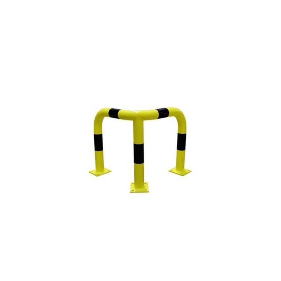 Arceau de protection d'angle - 600 x 600 x 1200 - Jaune/noir-3