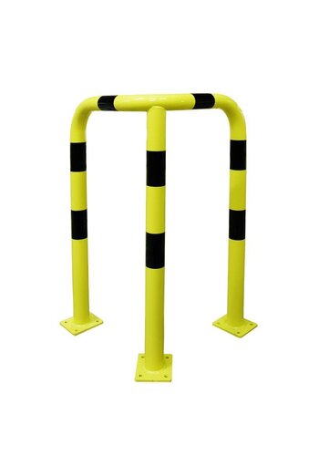 Arceau de protection d'angle - 600 x 600 x 1200 - Jaune/noir 