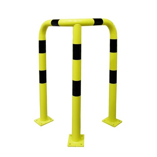 Arceau de protection d'angle - 600 x 600 x 1200 - Jaune/noir 