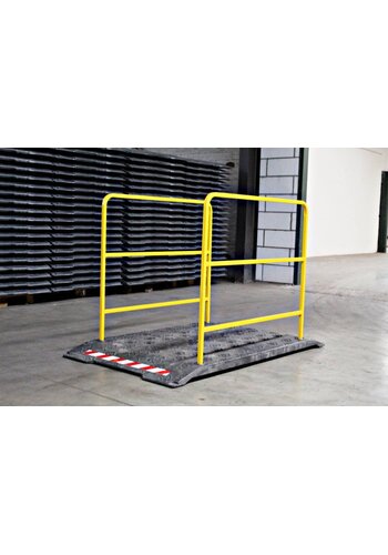 Passerelle Economy  avec jaune balustrade 
