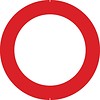 Panneau C3: Circulation interdite à tout véhicule  - dia 700