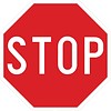 Panneau B5:  STOP - Dia 700