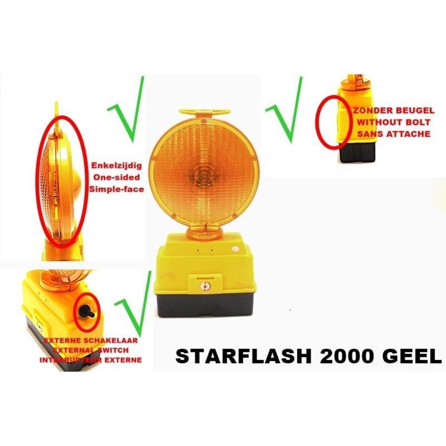 Werflamp STARFLASH 2000 - enkelzijdig - geel-6