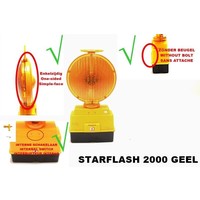 thumb-Lampe de chantier STARFLASH 2000 - simple face -  jaune-8