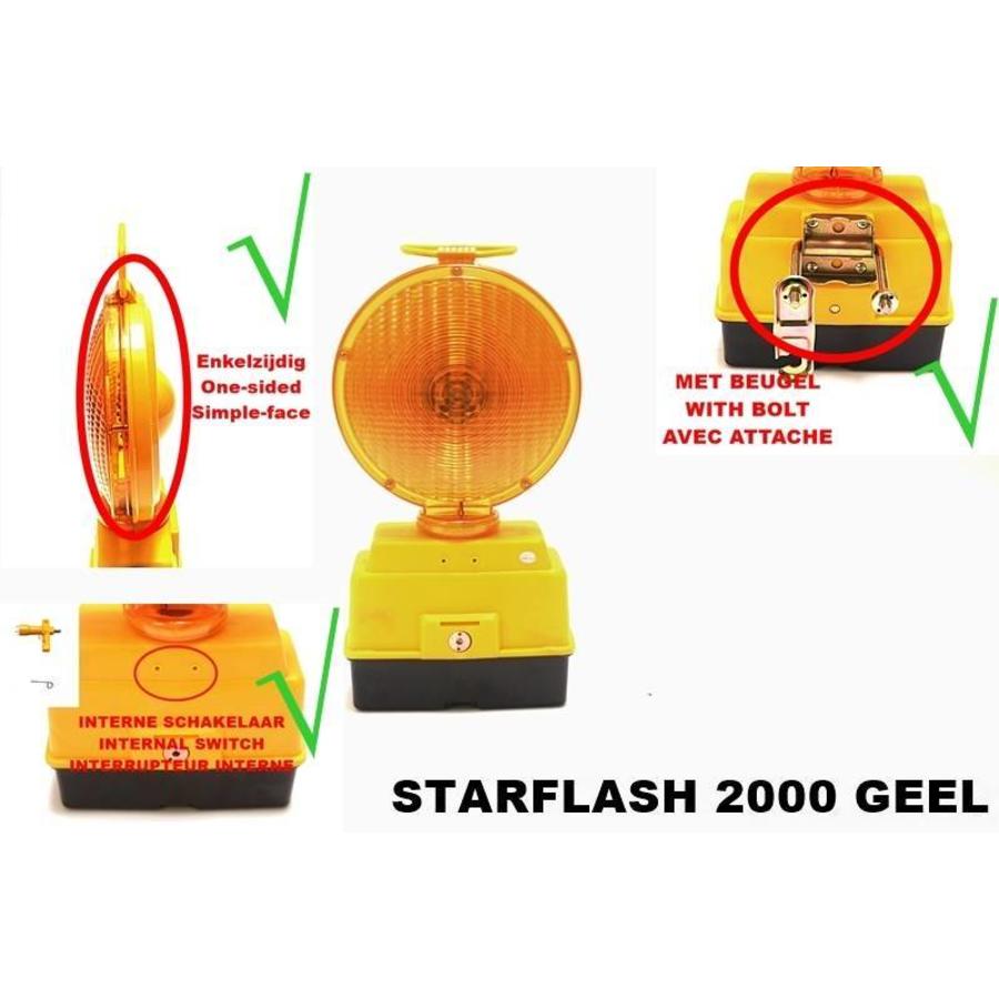 Werflamp STARFLASH 2000 - enkelzijdig - geel-9