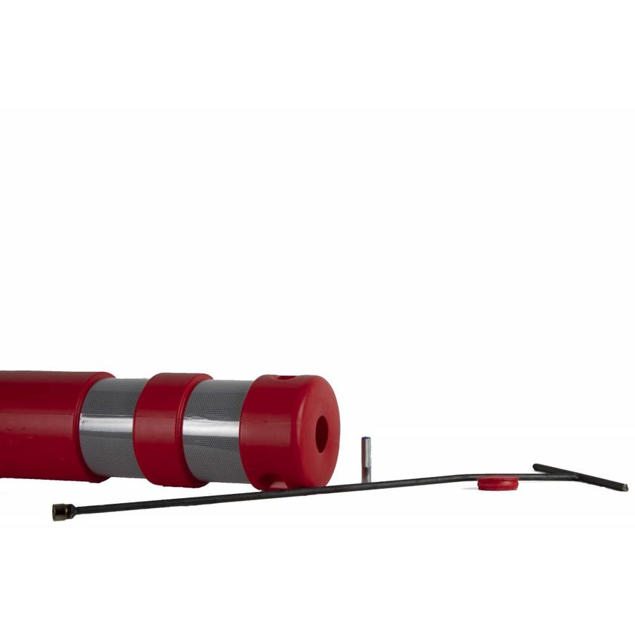 Balise auto relevable "Traffiflex"- rouge-6