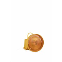 thumb-Lampe de chantier CONESTAR 1000 pour cônes - Jaune ( batterie excl. )-1