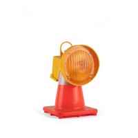 thumb-Lampe de chantier CONESTAR 1000 pour cônes - Jaune ( batterie excl. )-2