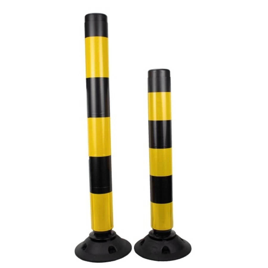 Balise auto relevable Flexpin- Noir/Jaune - 100 cm-2