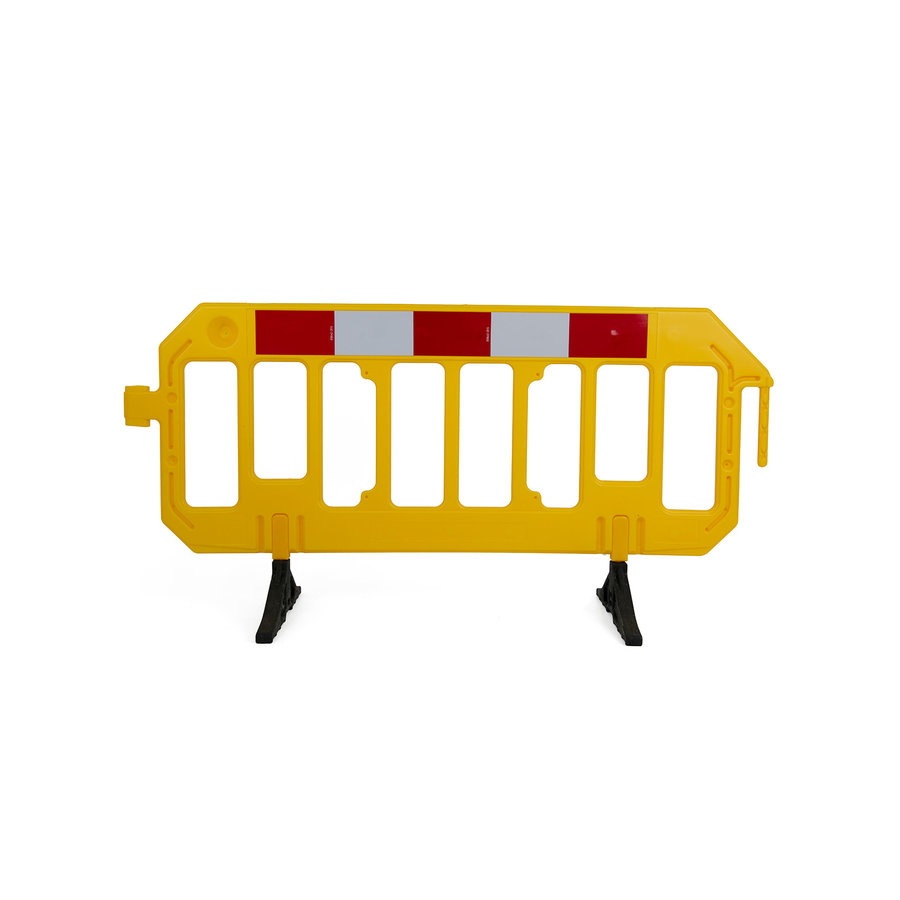 Barrière de chantier Gatebarrier - jaune  - 1000 x 2000 mm-1