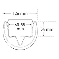 thumb-protecteurs de colonne en Polyethylene 60 - 85 mm avec fermeture velcro-6
