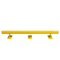 thumb-butoir de protection cylindrique - Ø 76 - 2000 x 200 x 160 mm - thermolaqué - jaune-1