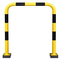 thumb-arceau de protection SWING 1240 x 1000 mm - thermolaqué - jaune/noir-1